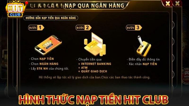 Các phương thức nạp tiền Hit Club