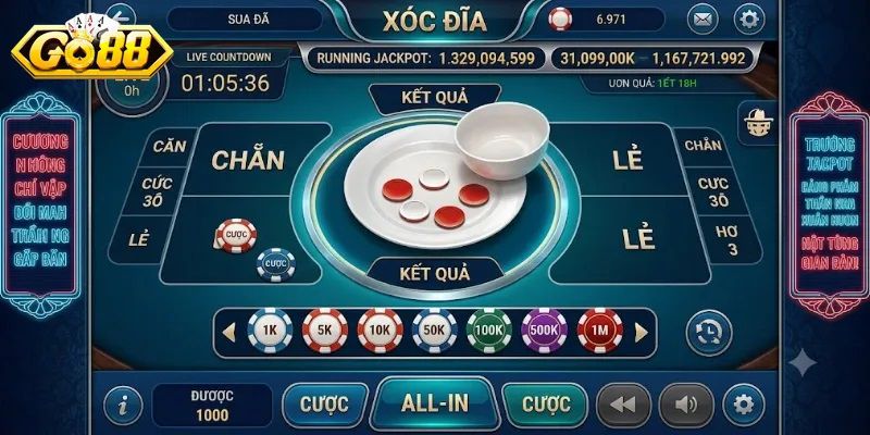 Hướng Dẫn Cách Đọc Kết Quả Xóc Đĩa Trên GO88 Theo Các Dạng Cầu